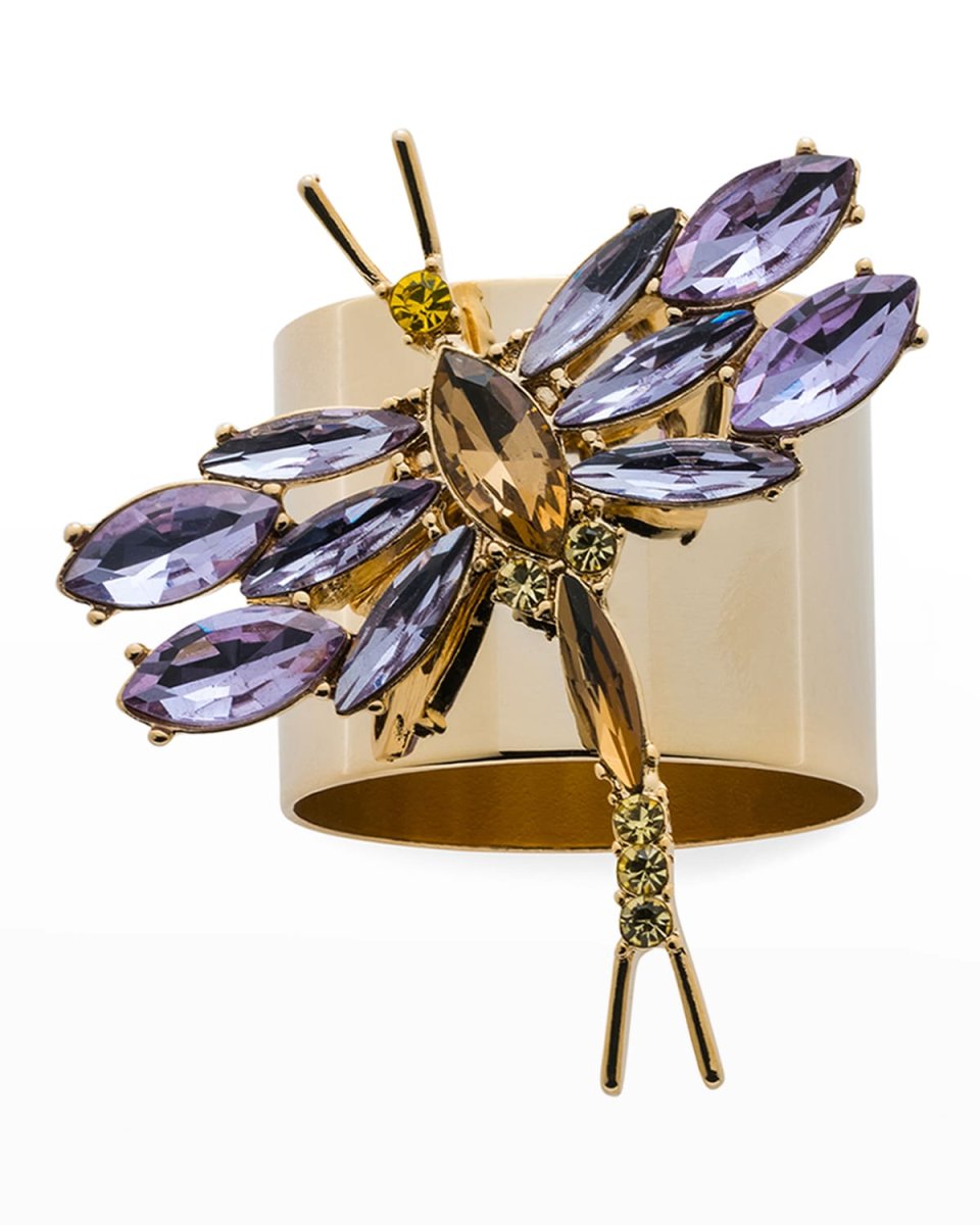 Dragonfly Napkin Rings, Set of 2
